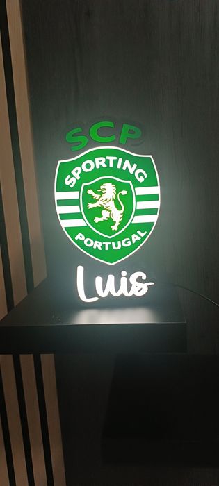 Candeeiro personalizado luminoso