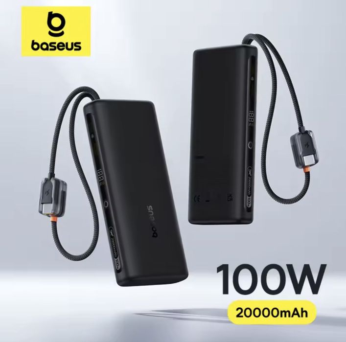 Baseus Power Bank, 100 W, 20 000mAh ОРИГІНАЛ, павербанк, EnerFill FC41