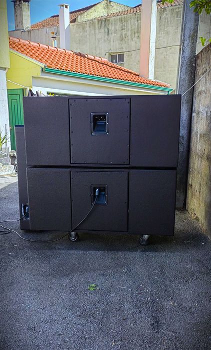 PA NORTESOUND-PRO .SUB GRAVE DUPLOS NS218, 6000 WATTS 3000 WATTS RMS