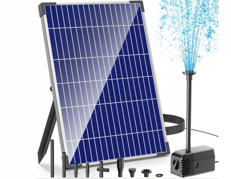 Fontanna Solarna Biling Na Zewnątrz Pompa Solarna Do Oczka Używany