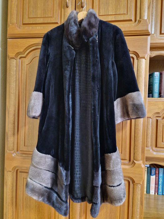 Шуба стрижена норка