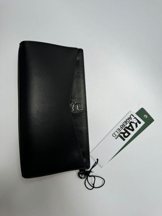 Nowa Torebka Kopertówka KARL LAGERFELD czarna