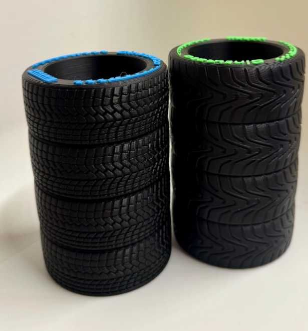 Suporte de canetas Formula 1 pneus Pirelli