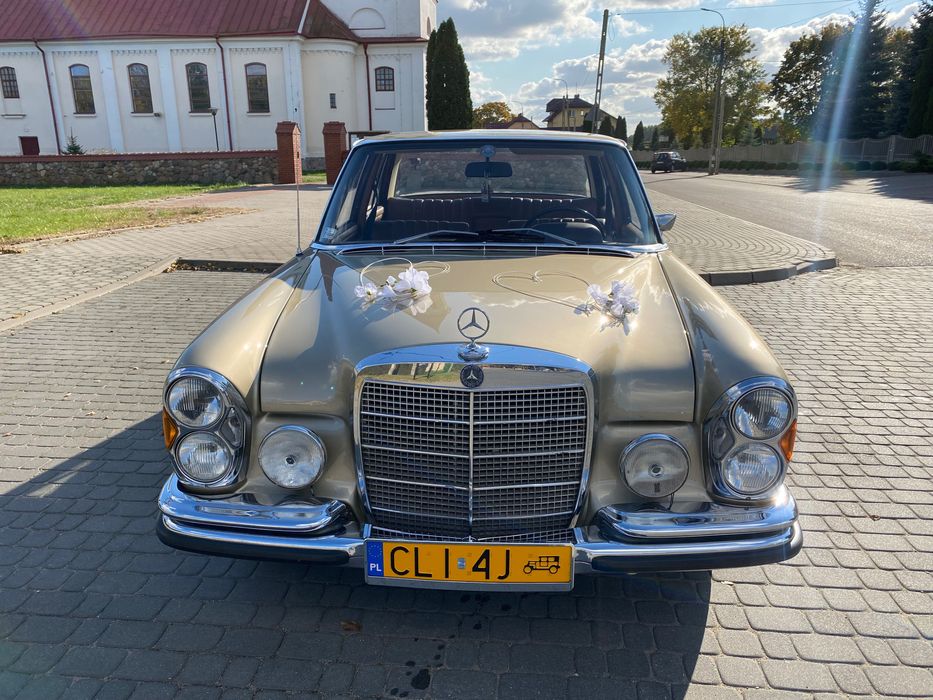 Auto do ślubu Mercedes W108 samochód do ślubu