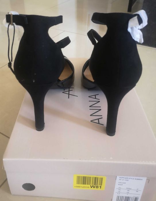 Anna Field czarne eleganckie szpilki 39