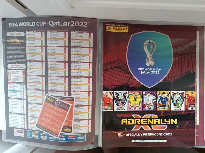 Panini Adrenalyn XL World Cup Qatar 2022 – album + poradnik + 21 kart
