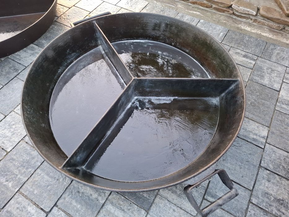 Patelnia zeliwna 3 sztuki