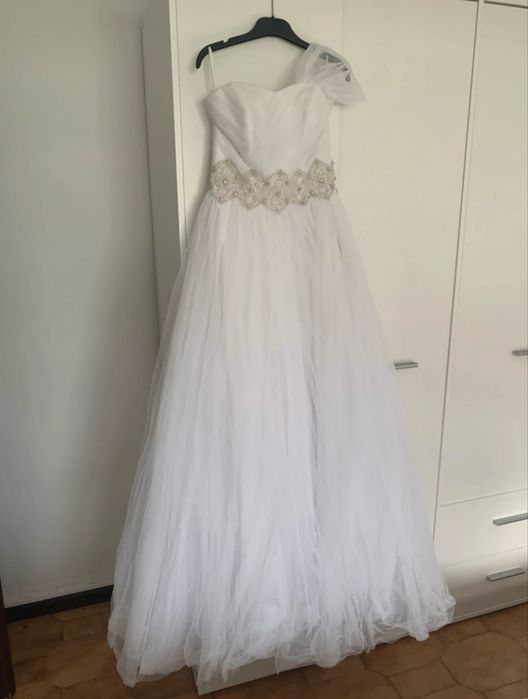 Vestido Noiva Agnes S - oferta véu