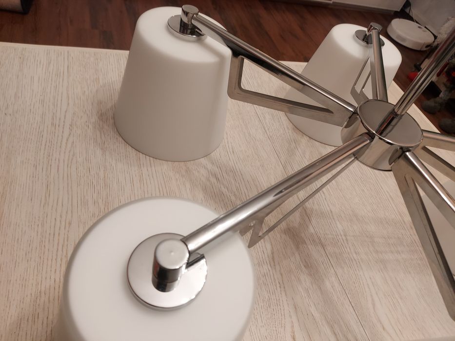 Lampa pięcioramienna / żyrandol