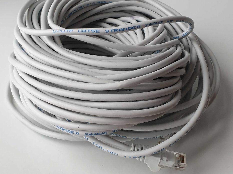 Патч-корд литий кабель UTP CAT 5Е Stranded , внутрішній  мідь,  30 м