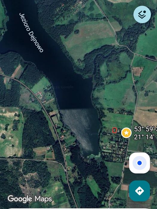 Wynajmę działkę nad jeziorem Mazury
