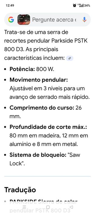 Serra Tico tico nova