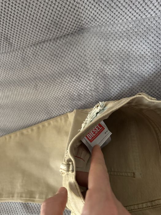 Джинси Diesel Distressed Beige Jeans Pants