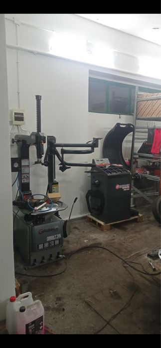 Wulkanizacja montazownica wywazarka grubber