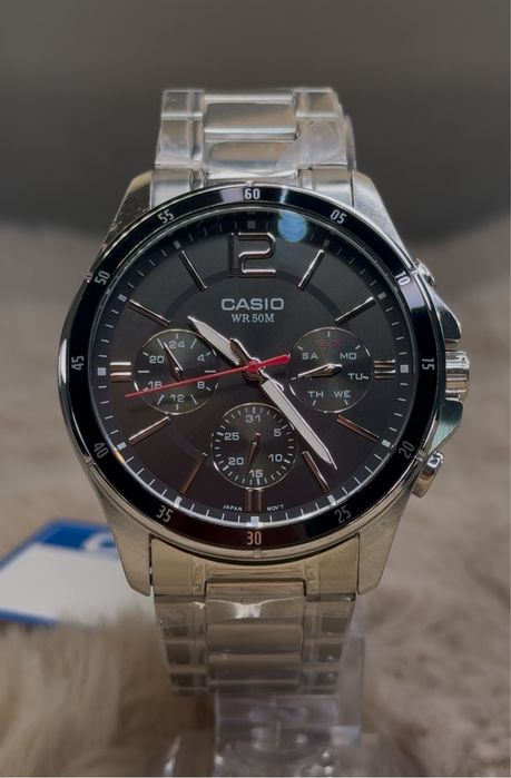Годинник чоловічий Casio MTP-1374D-1 Оригінал Гарантія Касио часы