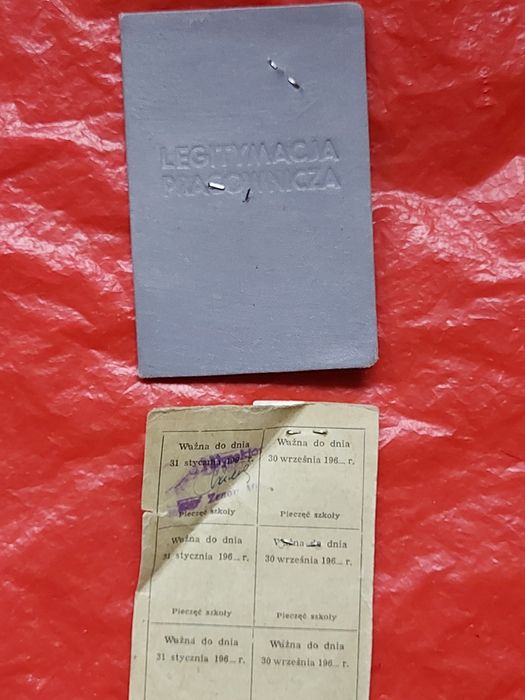 Stare dokumenty 2 sztuki 1953/1964