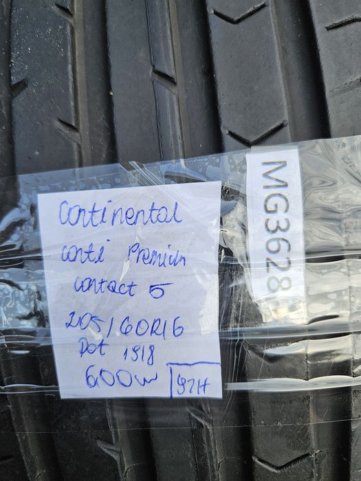 Continental 205/60 r16 ContiPremiumContact 5 /// 6mm!!! Wysyłka