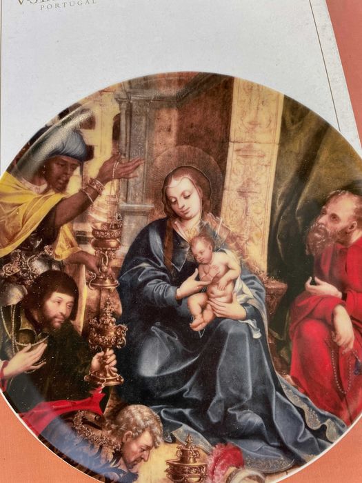 Pratos Papa João Paulo II +  Prato Natal Vista Alegre NOVOS nas caixas