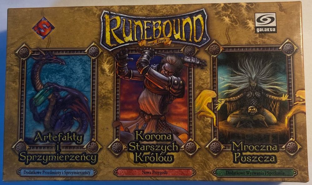 Dodatki do gry planszowej Runebound 2: "Artefakty i Sprzymierzeńcy" +2