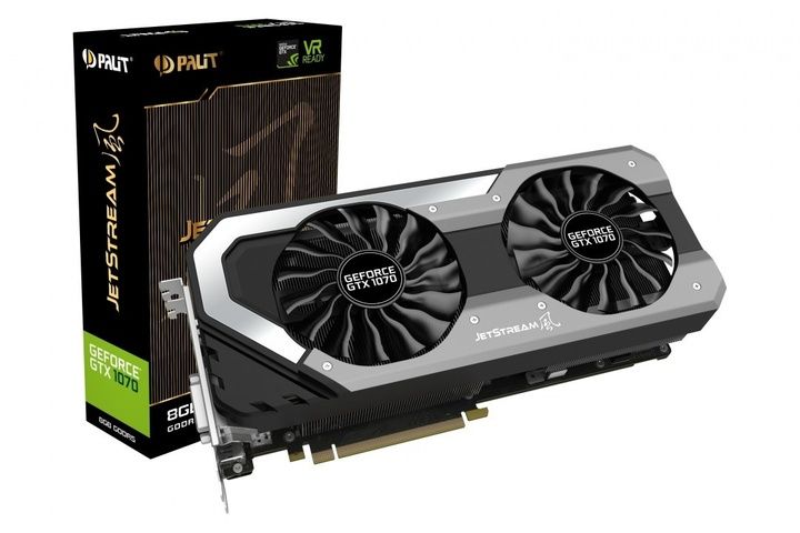 Видеокарта GeForce GTX 1070 8GB Palit JetStream
