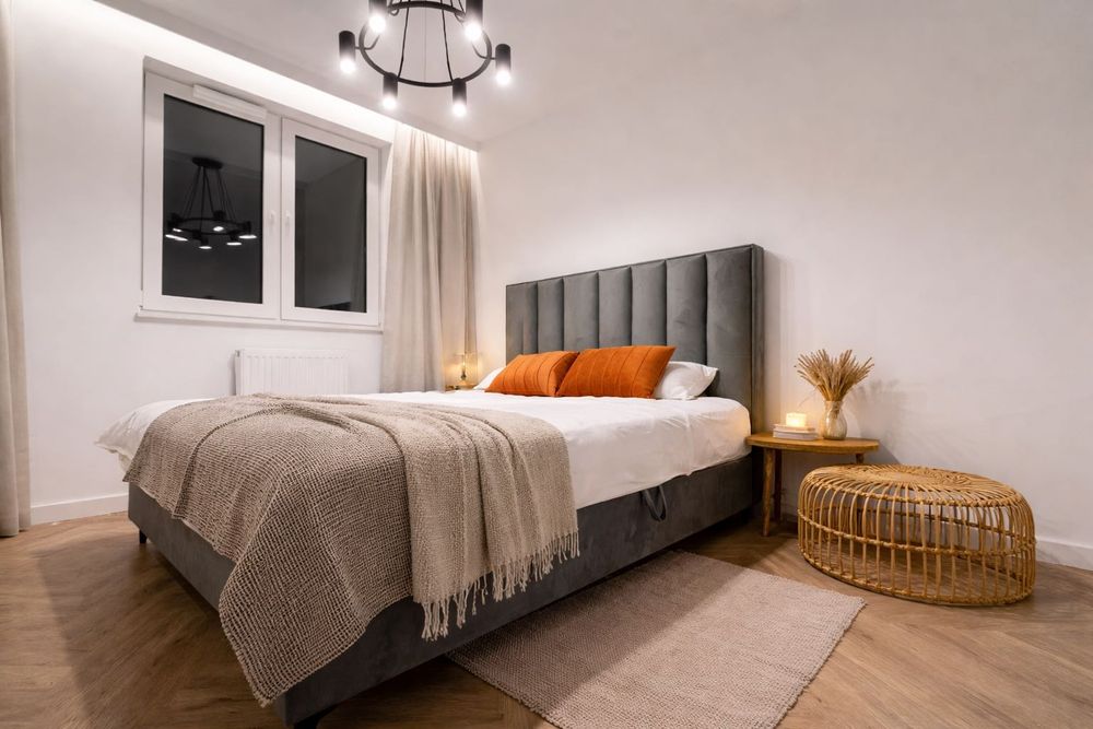 Romantyczny apartament z jacuzzi i dużym łóżkiem we Wrocławiu M35