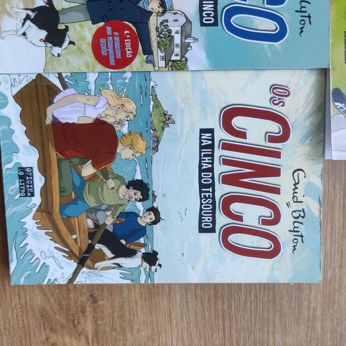 Conjunto 5 livros "Os cinco"