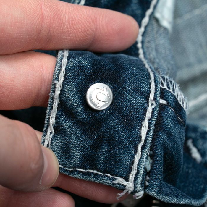 Y2K True Religion Rainbow Becky spodniedzwony bootcut 31us/L Super T