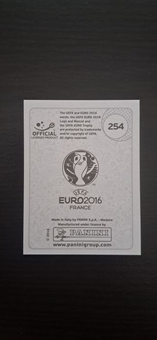 Cromo futebol de Julian Draxler(Euro 2016)da Panini