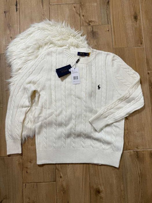 Светр Polo Ralph Lauren в'язаний з косами, 4 кольори