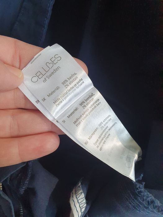 Granatowe letnie spodnie Cellbes rozmiar 54
