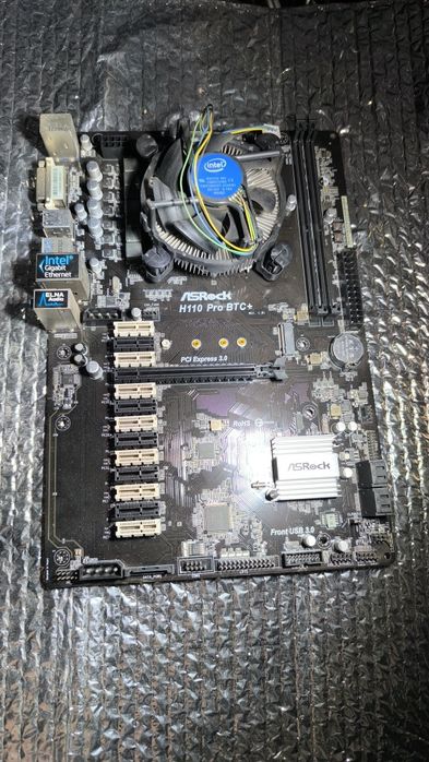 Материнська плата ASRock H110 Pro BTC+