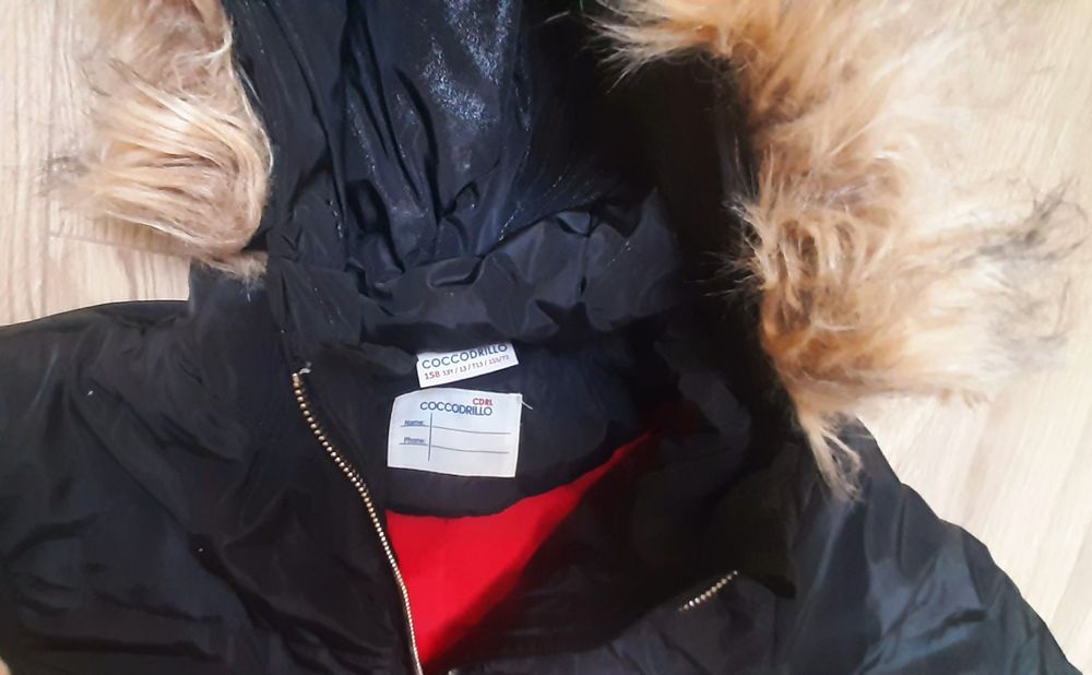 Kurtka zimowa dziewczęca Coccodrillo rozm. 158