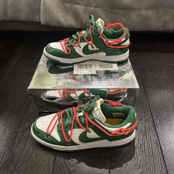 Оригинальные Nike Dunk Low x Off White, 46 размер, новые