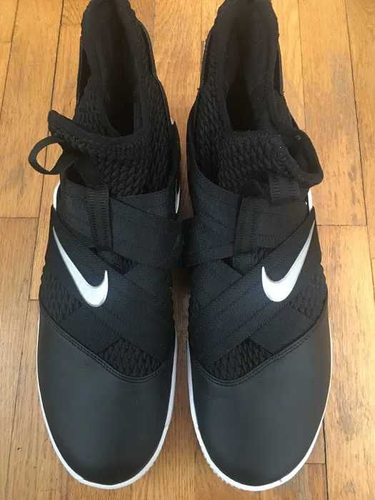 Buty do koszykówki Nike Lebron Soldier 12 TB Black White Silver