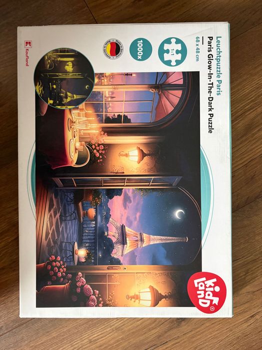 Puzzle świecące w ciemnościach Paryż 1000