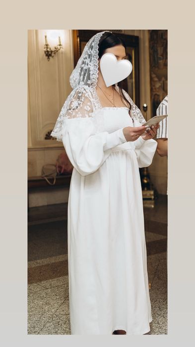 Сукня біла (розпис, хрещення)