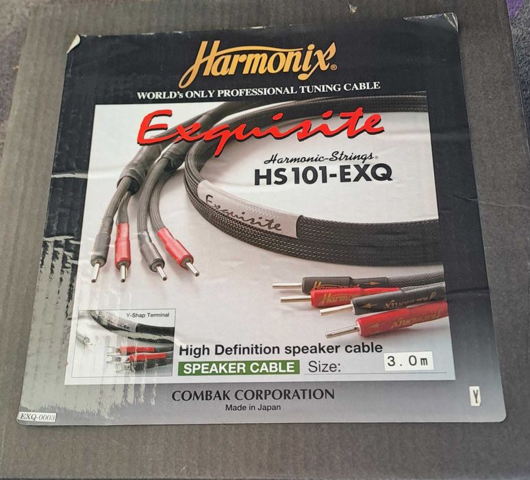 Dobre kable głośnikowe Harmonix HS101-EXQ  długość 2x3m - 50% taniej !