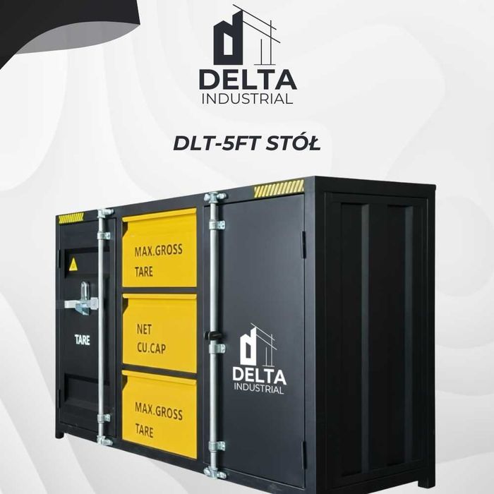 Stól Szafa  Warsztatwy Industrialny Design Stabilny 196kg kontener