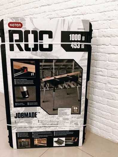 Стіл верстак keter ROC ( витримує 450 кг ) / стол верстак Кетер чорний