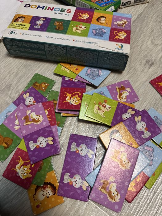 Доміно звірі дитяче 3+