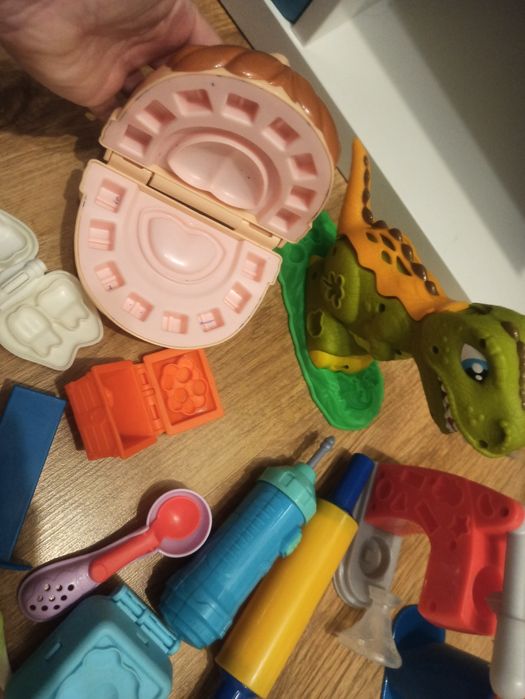 Play doh zestaw zabawek do ciastoliny dentysta lody i inne