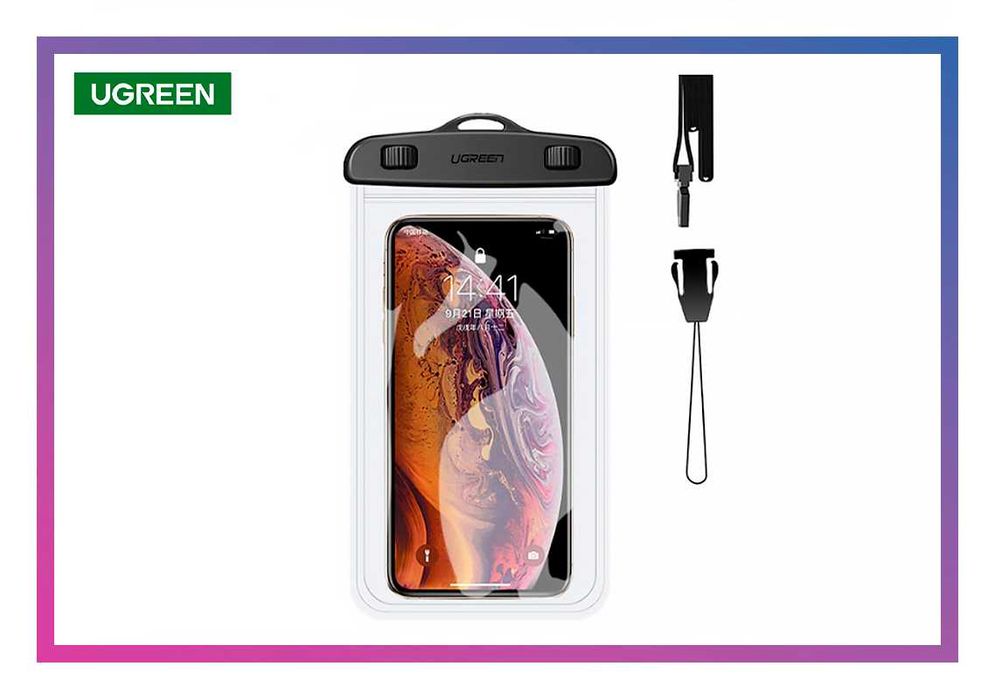 Водонепроникний чохол для телефону IPX8 UGREEN водонепроницаемый чехол для айфона подводный кейс для iphone чехол для съемки под водой