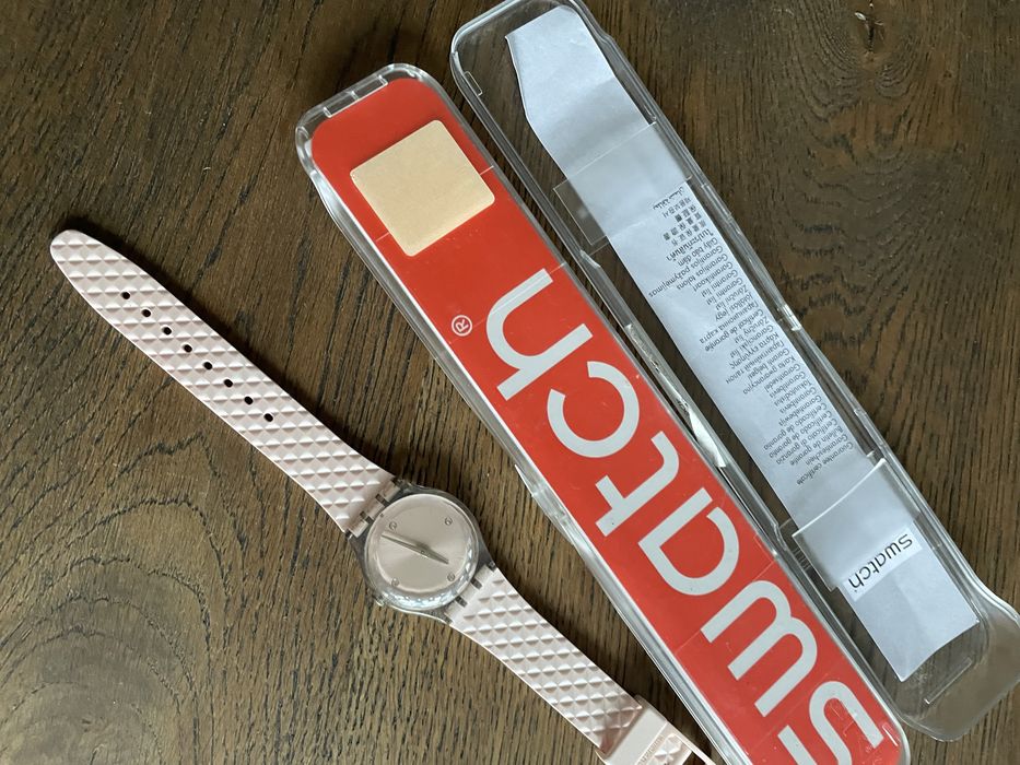 Zegarek SWATCH różowy damski