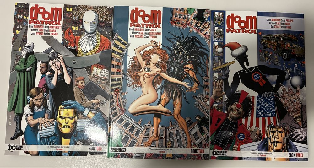 Komiks ,,Doom Patrol” tomy od 1 do 3