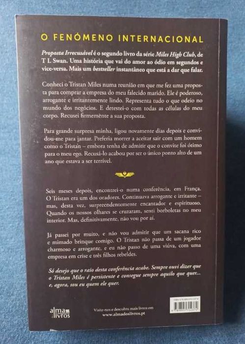 Proposta Irrecusável - T L Swan  (The Miles High Club - Livro 2)