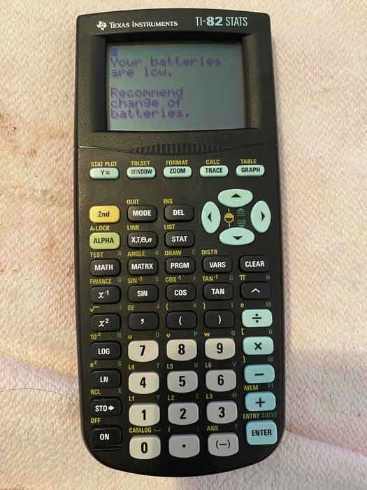 Texas TI 82 Stats