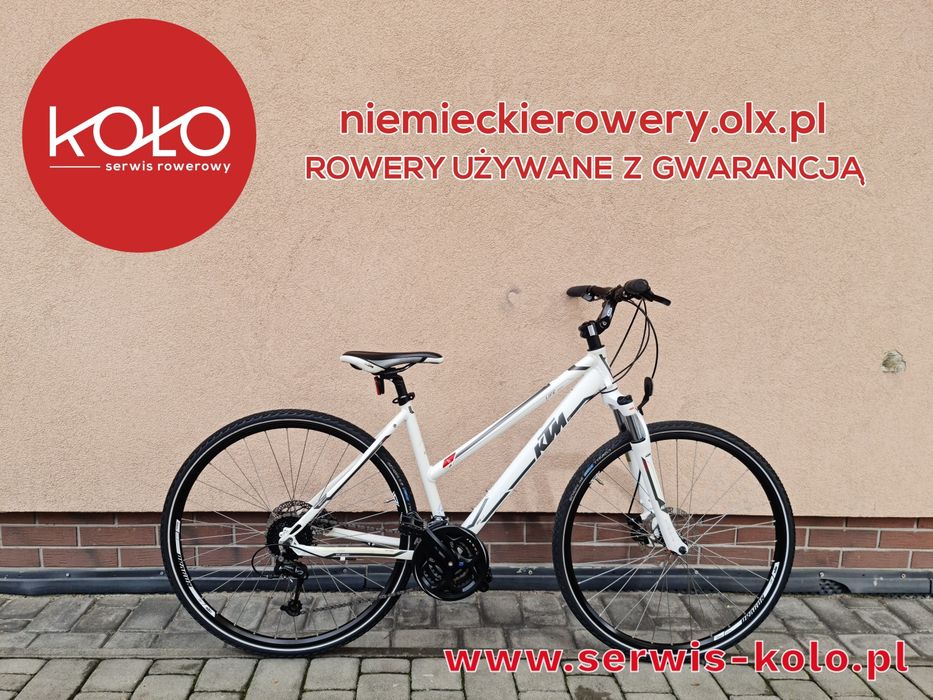 Rower damka damski crossowy KTM koła 28 SHIMANL DEORE aluminium okazja