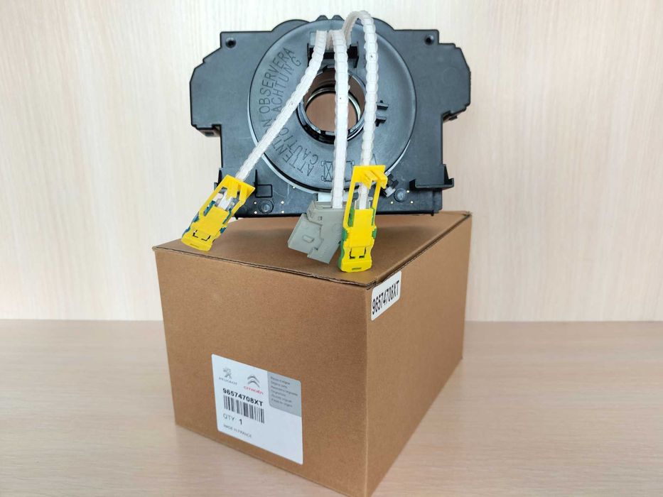 Шлейф керма, модуль AirBag Peugeot 307 407 807 Citroen Berlingo C4 C5