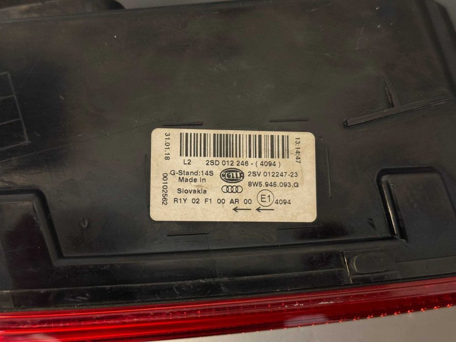 Lampy Tylne AUDI A4 B9 Przed Lift DYNAMIC