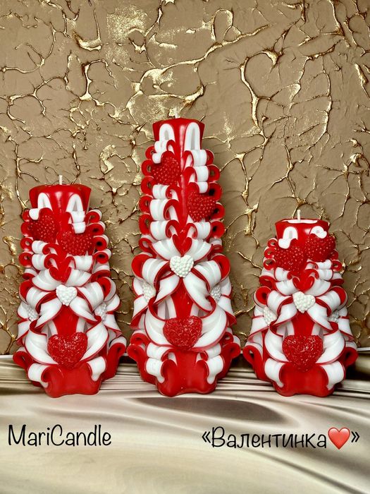 Різьблені свічки подарункові набори